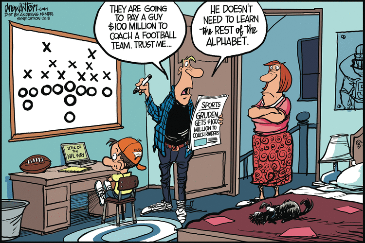 Win, Lose, Drew Comic Strip for January 11, 2018 
