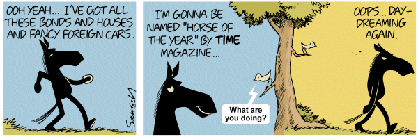 Dark Side of the Horse Comic Strip for November 09, 2011 