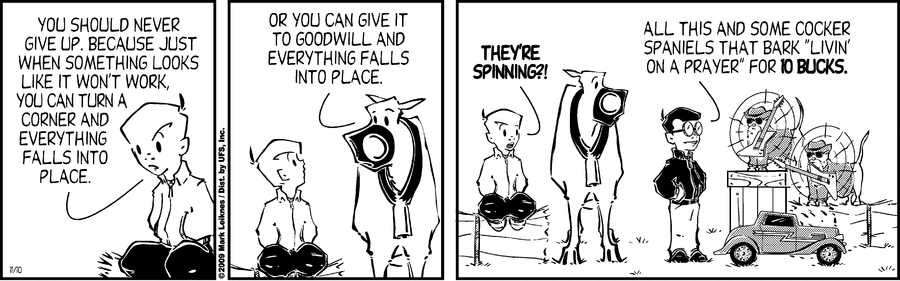Cow and Boy Classics Comic Strip for December 09, 2024 