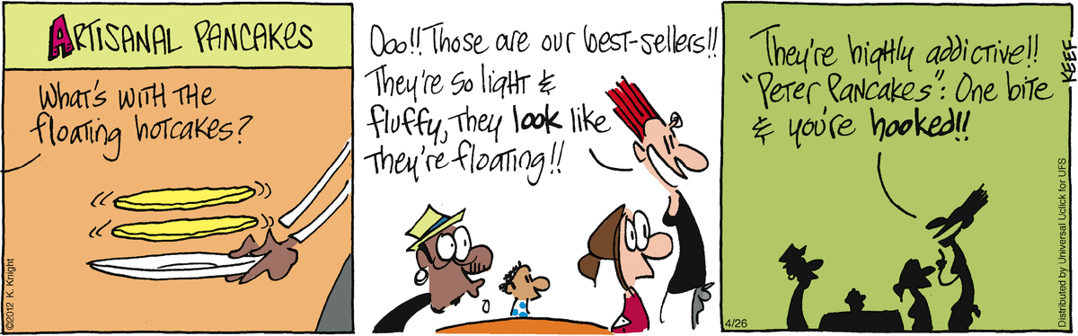 The Knight Life Comic Strip for April 26, 2012 