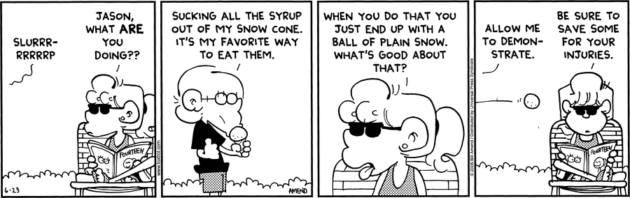 FoxTrot Comic Strip for June 23, 2006 
