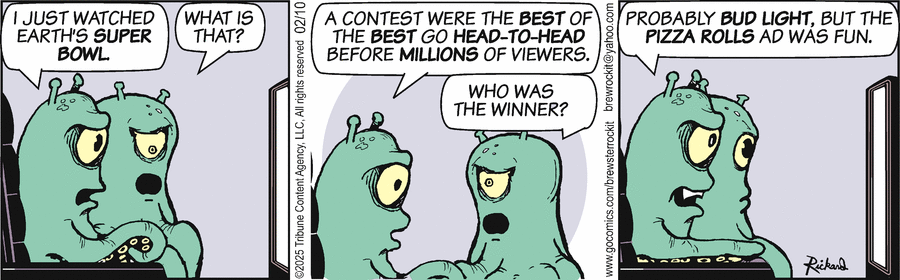 Brewster Rockit Comic Strip for February 10, 2025 