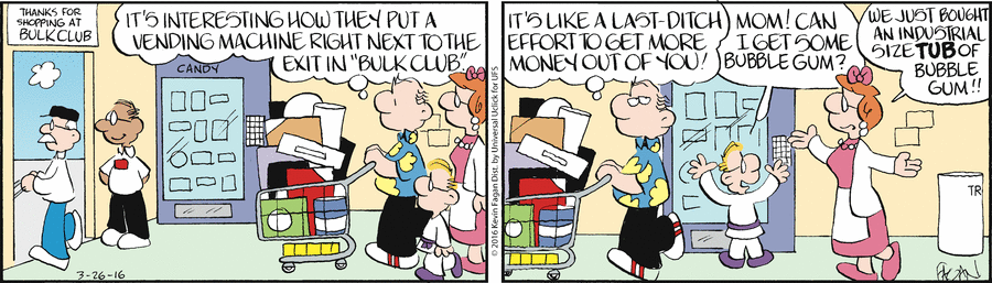Drabble Comic Strip for March 26, 2016 