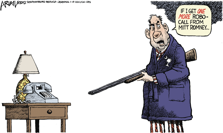 Robert Ariail Comic Strip for January 19, 2012 