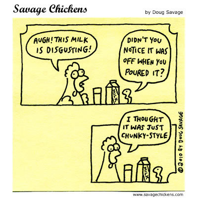 Savage Chickens Comic Strip for April 24, 2014 