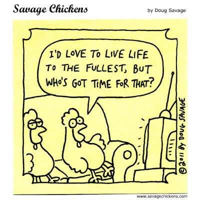 Savage Chickens Comic Strip for November 10, 2015 