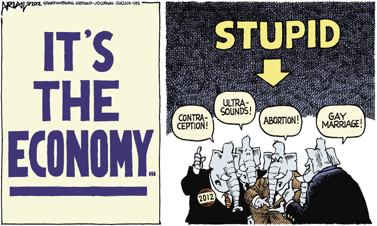 Robert Ariail Comic Strip for March 17, 2012 