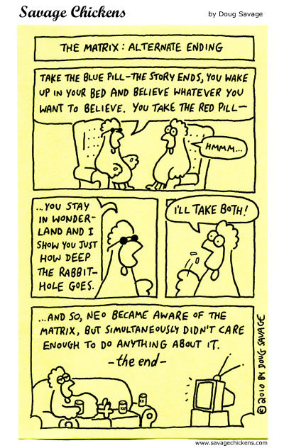 Savage Chickens Comic Strip for April 22, 2014 