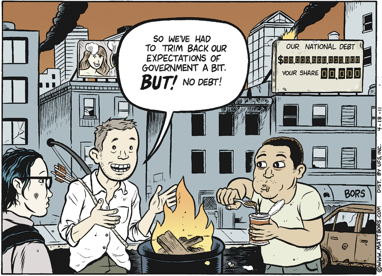Matt Bors Comic Strip for April 18, 2011 