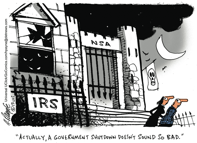 Henry Payne Comic Strip for October 04, 2013 