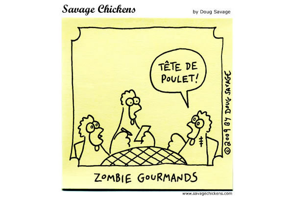 Savage Chickens Comic Strip for January 24, 2013 