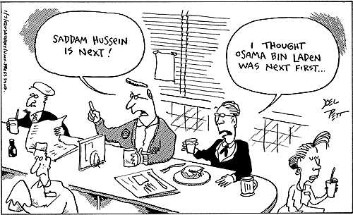 Joel Pett Comic Strip for January 07, 2002 