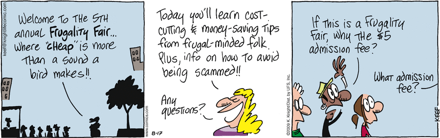 The Knight Life Comic Strip for August 17, 2009 