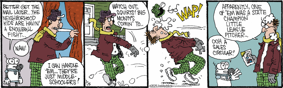 Monty Comic Strip for January 15, 2025 