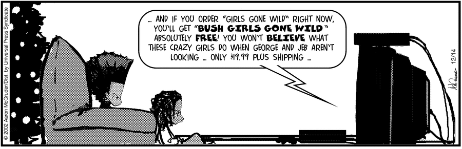 The Boondocks Comic Strip for December 14, 2002 