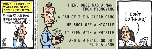 La Cucaracha Comic Strip for June 12, 2009 