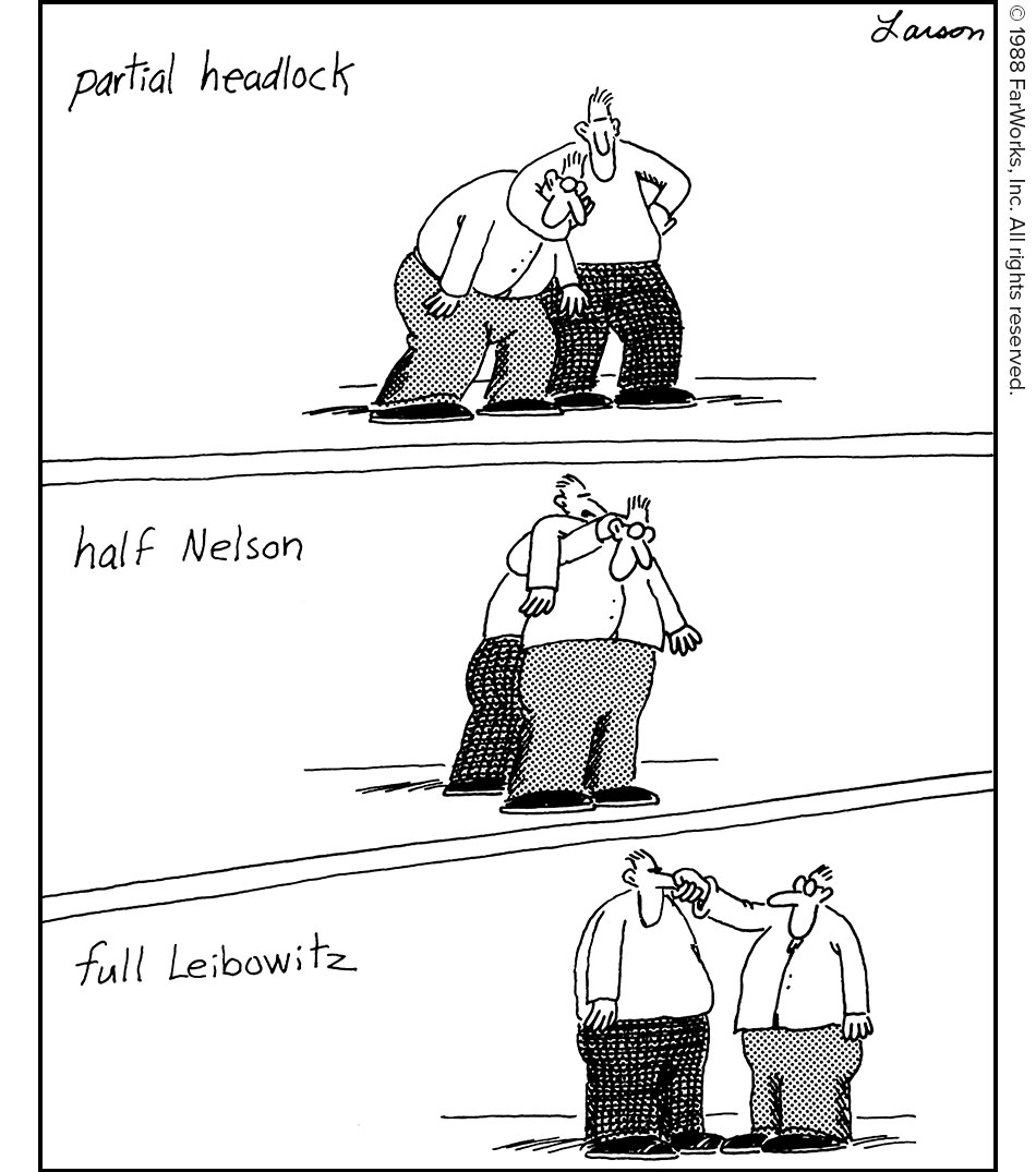 partial headlock / half Nelson / full Leibowitz