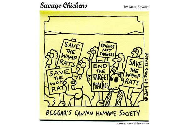 Savage Chickens Comic Strip for January 21, 2013 