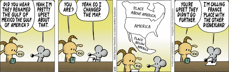 Pearls Before Swine by Stephan Pastis on Tue, 25 Mar 2025