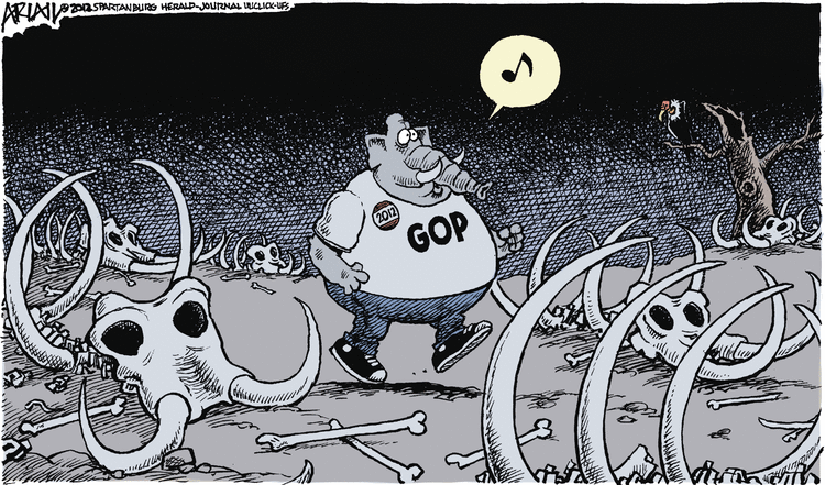Robert Ariail Comic Strip for December 21, 2012 