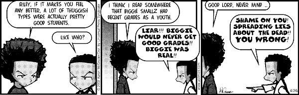 The Boondocks Comic Strip for February 07, 2025 
