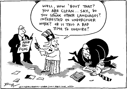 Joel Pett Comic Strip for October 05, 2001 