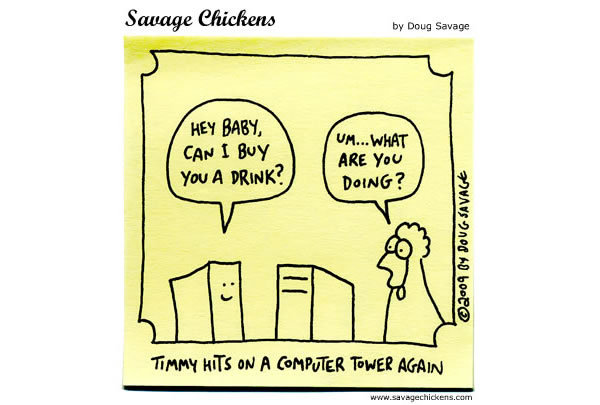 Savage Chickens Comic Strip for January 08, 2013 