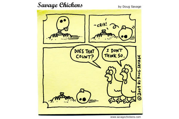 Savage Chickens Comic Strip for February 01, 2013 