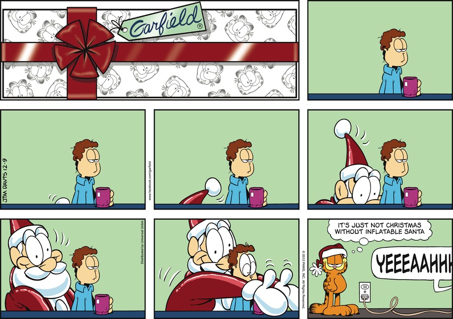 Garfield Comic Strip for December 09, 2012 