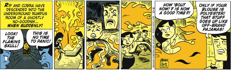 Rip Haywire Comic Strip for October 08, 2010 
