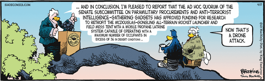Shoe Comic Strip for April 17, 2013 
