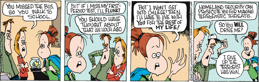 Family Tree Comic Strip for December 03, 2008 