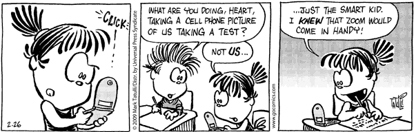 Heart of the City Comic Strip for February 26, 2009 