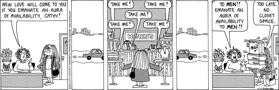 Cathy Classics Comic Strip for February 15, 2025 