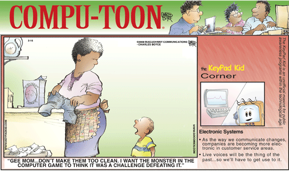 Compu-toon Comic Strip for February 15, 2009 