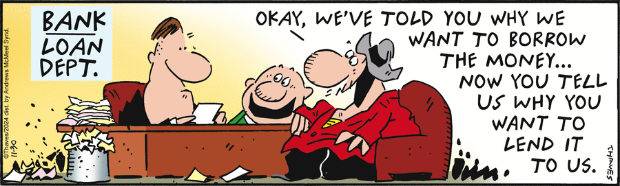 Frank and Ernest Comic Strip for November 30, 2024 
