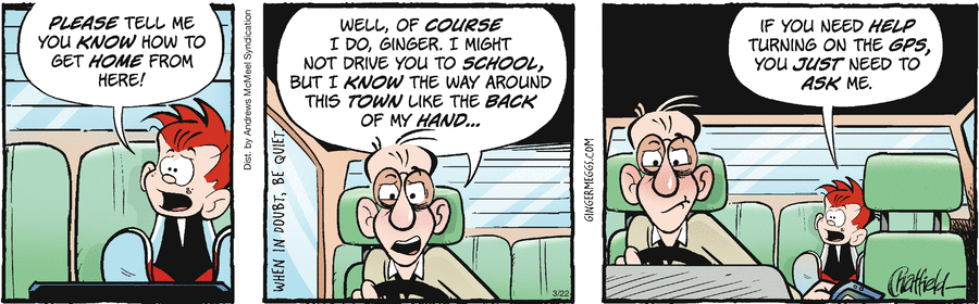 Ginger Meggs Comic Strip for March 22, 2025 