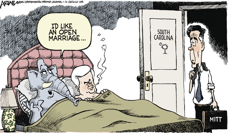 Robert Ariail Comic Strip for January 23, 2012 