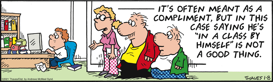 Frank and Ernest Comic Strip for January 08, 2021 