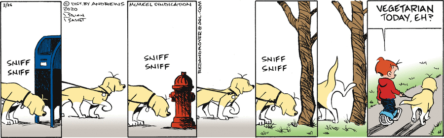 Red and Rover Comic Strip for March 26, 2020 