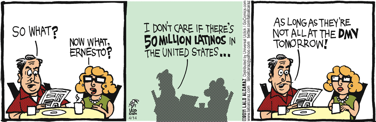 La Cucaracha Comic Strip for April 14, 2011 