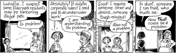 The Elderberries Comic Strip for April 29, 2005 