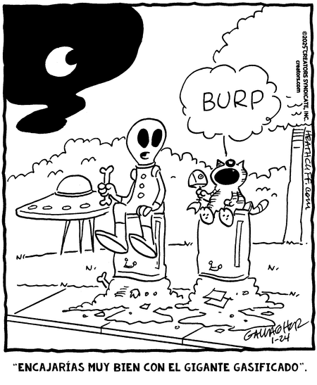 Heathcliff en Español Comic Strip for January 24, 2025 