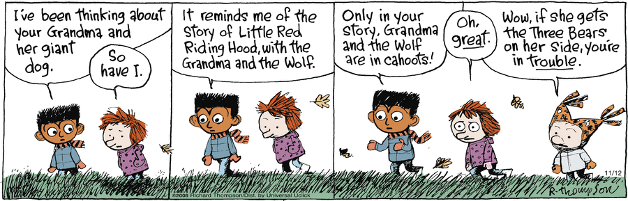 Cul de Sac Comic Strip for November 12, 2013 