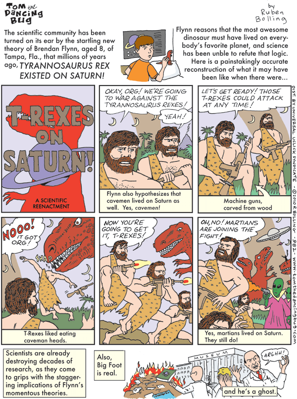 Tom the Dancing Bug Comic Strip for March 19, 2010 