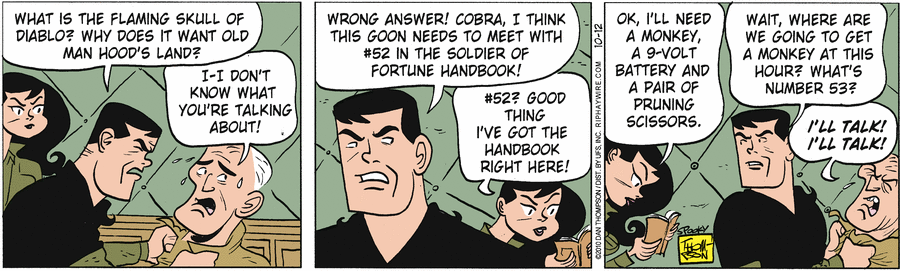 Rip Haywire Comic Strip for October 12, 2010 