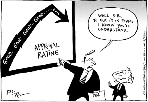 Joel Pett Comic Strip for April 24, 2002 