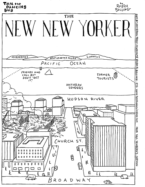Tom the Dancing Bug Comic Strip for November 10, 2001 