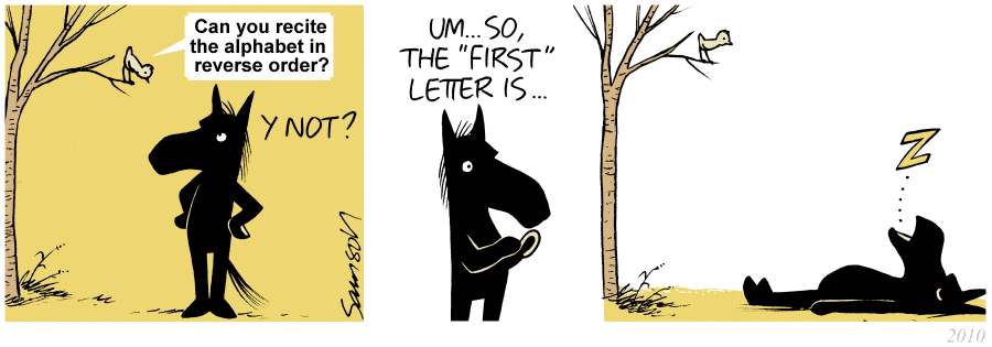 Dark Side of the Horse Comic Strip for February 27, 2013 