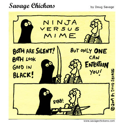 Savage Chickens Comic Strip for December 05, 2013 